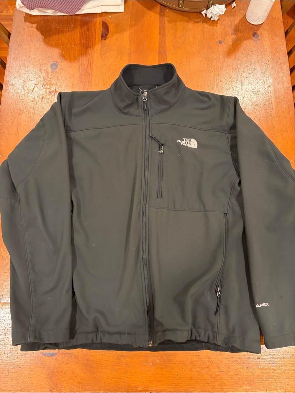 The North Face Black Softshell Shirt Jacket